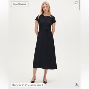 J.Crew Mathilde dress in luster canvas